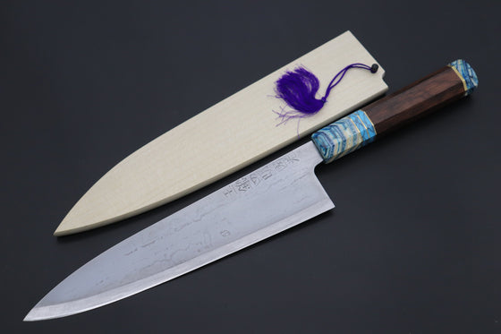 Shirou-Kunimitsu Wa Gyuto Shirou-Kunimitsu TAMAHAGANE “JEWEL STEEL” Series SKTJ-18 Wa Gyuto 240mm (9.4 Inch)