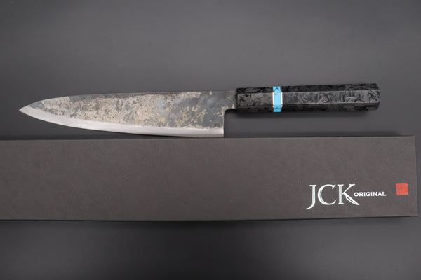 Shirou-Kunimitsu Wa Gyuto Shirou-Kunimitsu White Steel No.2 Kurouchi Series Special Edition SK-5SP36 Wa Gyuto 210mm (8.2 Inch)