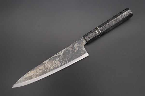 Shirou-Kunimitsu Wa Gyuto Shirou-Kunimitsu White Steel No.2 Kurouchi Series Special Edition SK-5SP38 Wa Gyuto 210mm (8.2 Inch)