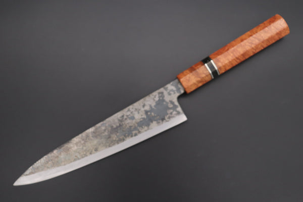 Shirou-Kunimitsu Wa Gyuto Shirou-Kunimitsu White Steel No.2 Kurouchi Series Special Edition SK-5SP39 Wa Gyuto 210mm (8.2 Inch)