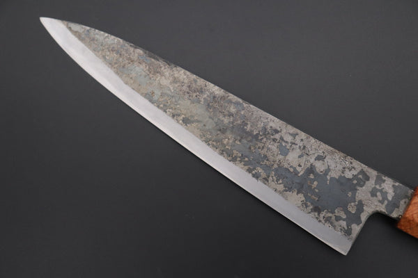 Shirou-Kunimitsu Wa Gyuto Shirou-Kunimitsu White Steel No.2 Kurouchi Series Special Edition SK-5SP39 Wa Gyuto 210mm (8.2 Inch)