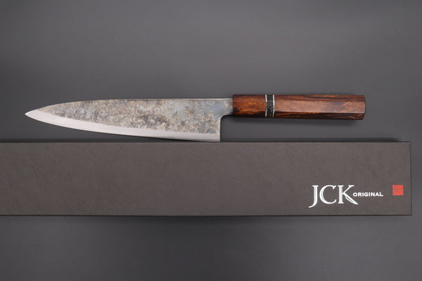 Shirou-Kunimitsu Wa Gyuto Shirou-Kunimitsu White Steel No.2 Kurouchi Series Special Edition SK-5SP42 Wa Gyuto 210mm (8.2 Inch)