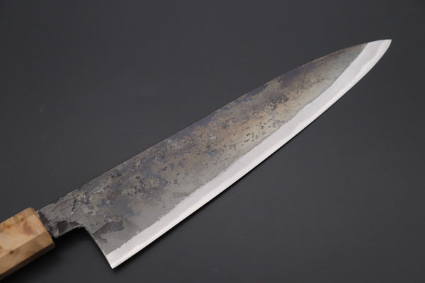 Shirou-Kunimitsu Wa Gyuto Shirou-Kunimitsu White Steel No.2 Kurouchi Series Special Edition SK-5SP44 Wa Gyuto 210mm (8.2 Inch)