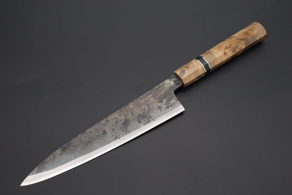 Shirou-Kunimitsu Wa Gyuto Shirou-Kunimitsu White Steel No.2 Kurouchi Series Special Edition SK-5SP44 Wa Gyuto 210mm (8.2 Inch)