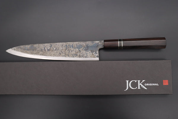 Shirou-Kunimitsu Wa Gyuto Shirou-Kunimitsu White Steel No.2 Kurouchi Series Special Edition SK-6SP44 Wa Gyuto 240mm (9.4 Inch)