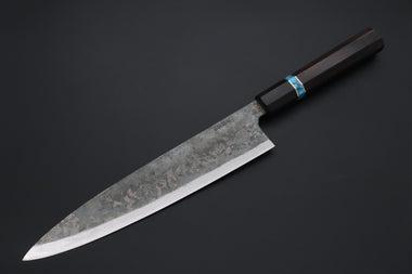 Shirou-Kunimitsu Wa Gyuto Shirou-Kunimitsu White Steel No.2 Kurouchi Series Special Edition SK-6SP47 Wa Gyuto 240mm (9.4 Inch)