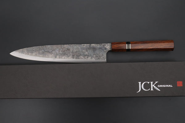 Shirou-Kunimitsu Wa Gyuto Shirou-Kunimitsu White Steel No.2 Kurouchi Series Special Edition SK-6SP48 Wa Gyuto 240mm (9.4 Inch)