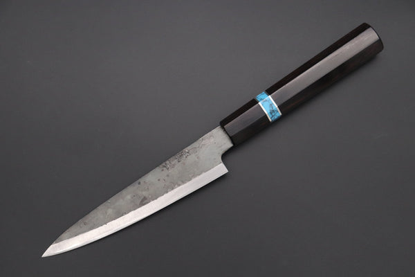 Shirou-Kunimitsu Wa Petty Shirou-Kunimitsu White Steel No.2 Kurouchi Series Special Edition SK-1SP50 Wa Petty 140mm (5.5 Inch)