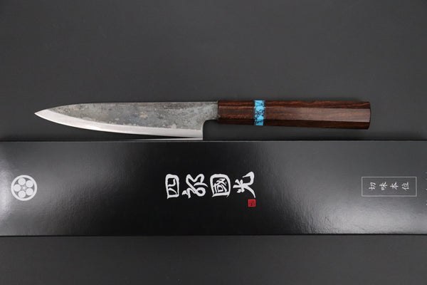 Shirou-Kunimitsu Wa Petty Shirou-Kunimitsu White Steel No.2 Kurouchi Series Special Edition SK-1SP62 Wa Petty 140mm (5.5 Inch)