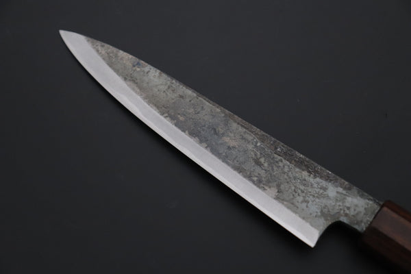 Shirou-Kunimitsu Wa Petty Shirou-Kunimitsu White Steel No.2 Kurouchi Series Special Edition SK-1SP62 Wa Petty 140mm (5.5 Inch)
