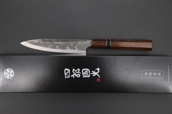 Shirou-Kunimitsu Wa Petty Shirou-Kunimitsu White Steel No.2 Kurouchi Series Special Edition SK-1SP63 Wa Petty 140mm (5.5 Inch) (コピー)