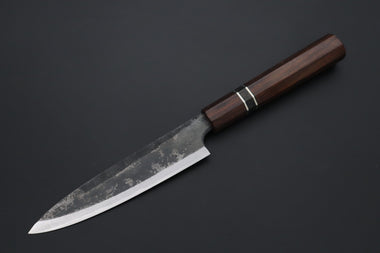 Shirou-Kunimitsu Wa Petty Shirou-Kunimitsu White Steel No.2 Kurouchi Series Special Edition SK-1SP63 Wa Petty 140mm (5.5 Inch) (コピー)