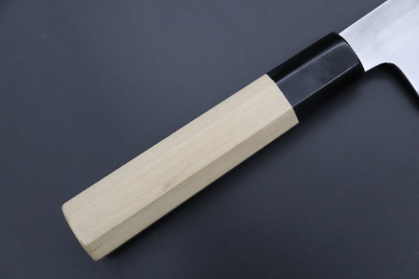 Shirou-Kunimitsu Wa Santoku Shirou-Kunimitsu Blue Steel No.2 Natural Beauty Series SKB-2 Wa Santoku 180mm (7 Inch)