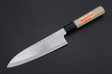 Shirou-Kunimitsu Wa Santoku Shirou-Kunimitsu Blue Steel No.2 Natural Beauty Series SKB-2 Wa Santoku 180mm (7 Inch)
