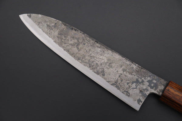 Shirou-Kunimitsu Wa Santoku Shirou-Kunimitsu White Steel No.2 Kurouchi Series Special Edition SK-2SP50 Wa Santoku 180mm (7 Inch)