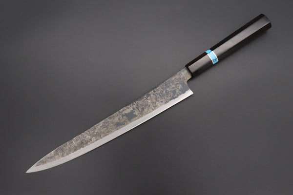 Shirou-Kunimitsu Wa Sujihiki Shirou-Kunimitsu White Steel No.2 Kurouchi Series Special Edition SK-7SP23 Wa Sujihiki 270mm (10.6 Inch)