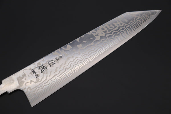 Sukenari Kiritsuke “Build Your Dream Knife” Sukenari HAP-40 Nickel Damascus SNBO-4 Kiritsuke 210mm (8.2 Inch)