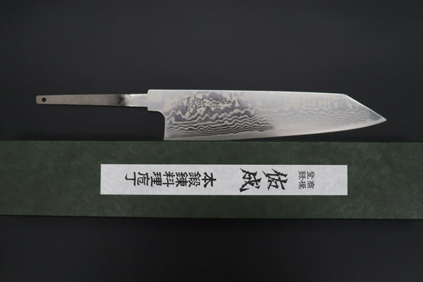 Sukenari Kiritsuke “Build Your Dream Knife” Sukenari HAP-40 Nickel Damascus SNBO-4 Kiritsuke 210mm (8.2 Inch)