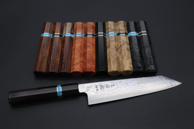 Sukenari Kiritsuke “Build Your Dream Knife” Sukenari HAP-40 Nickel Damascus SNBO-4 Kiritsuke 210mm (8.2 Inch)