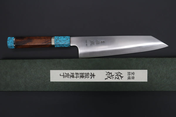 Sukenari Kiritsuke SCL-279 HAP40 Kirutsuke 210mm (8.2 inch) Custom Limited Edition, Sukenari HAP-40 Clad Kiritsuke 210mm (8.2 inch, SCL-279)