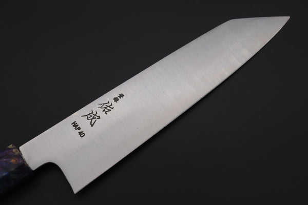 Sukenari Kiritsuke SCL-604 HAP40 Kirutsuke 210mm (8.2 inch) Custom Limited Edition, Sukenari HAP-40 Clad Kiritsuke 210mm (8.2 inch, SCL-604)