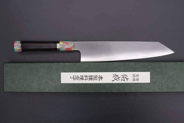 Sukenari Kiritsuke SCL-300 HAP40 Kirutsuke 240mm (9.4 inch) Custom Limited Edition, Sukenari HAP-40 Clad Kiritsuke 240mm (9.4 inch, SCL-300)