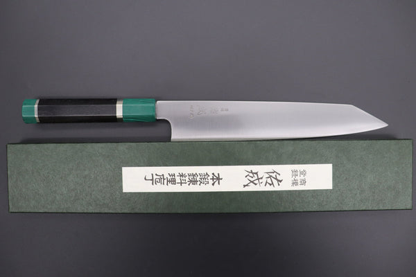 Sukenari Kiritsuke SCL-312 HAP40 Kirutsuke Slicer 240mm (9.4 inch) Custom Limited Edition, Sukenari HAP-40 Clad Kiritsuke Slicer 240mm (9.4 inch, SCL-312)