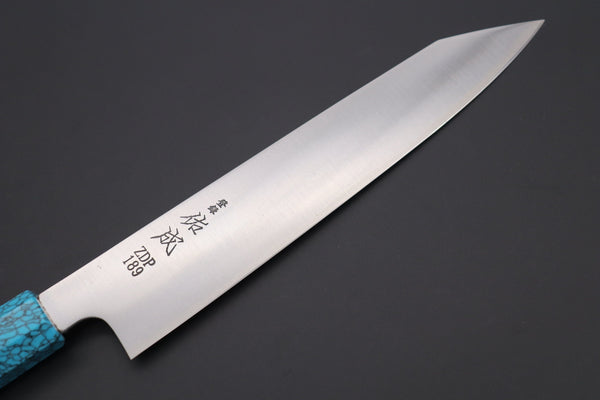 Sukenari Kiritsuke SCL-318 HAP40 Kirutsuke Slicer 240mm (9.4 inch) Custom Limited Edition, Sukenari HAP-40 Clad Kiritsuke Slicer 240mm (9.4 inch, SCL-318)