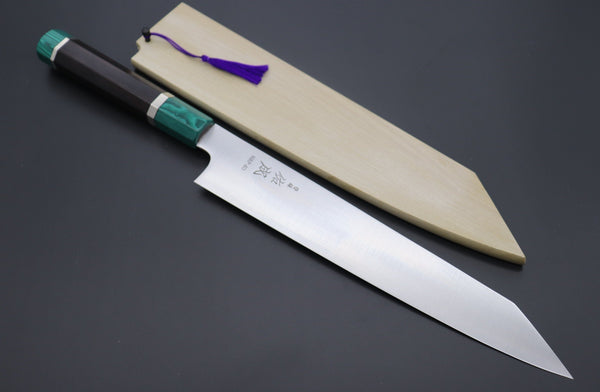 Sukenari Kiritsuke SCL-326 HAP40 Kirutsuke Slicer 270mm (10.6 inch) Custom Limited Edition, Sukenari HAP-40 Clad Kiritsuke Slicer 270mm (10.6 inch, SCL-326)