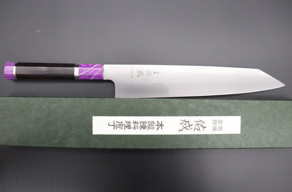 Sukenari Kiritsuke SCL-327 HAP40 Kirutsuke Slicer 270mm (10.6 inch) Custom Limited Edition, Sukenari HAP-40 Clad Kiritsuke Slicer 270mm (10.6 inch, SCL-327)