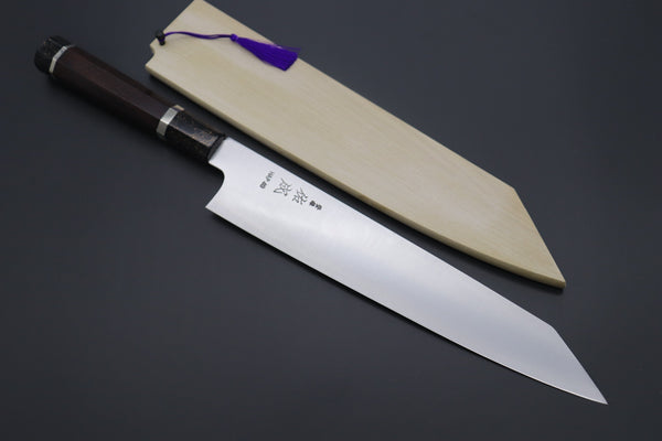 Sukenari Kiritsuke SCL-329 HAP40 Kirutsuke Slicer 270mm (10.6 inch) Custom Limited Edition, Sukenari HAP-40 Clad Kiritsuke Slicer 270mm (10.6 inch, SCL-329)
