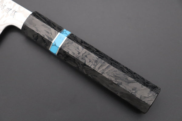 Sukenari Kiritsuke Custom Limited Edition, Sukenari HAP-40 Nickel Damascus Kiritsuke 210mm (8.2 inch, SCL-583)