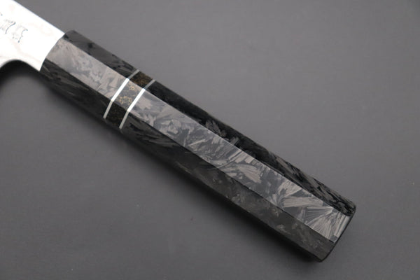 Sukenari Kiritsuke Custom Limited Edition, Sukenari HAP-40 Nickel Damascus Kiritsuke 210mm (8.2 inch, SCL-584)