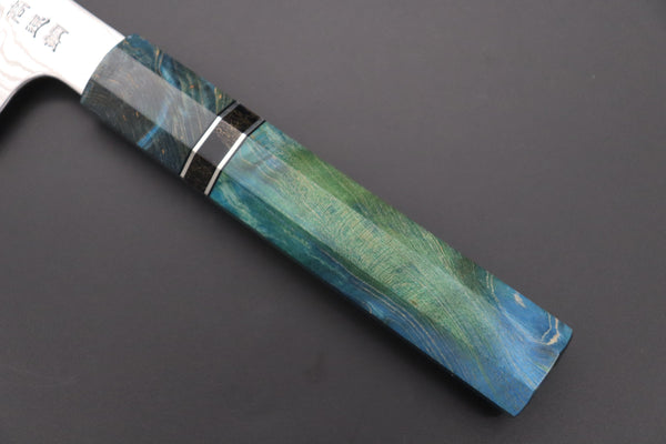 Sukenari Kiritsuke Custom Limited Edition, Sukenari HAP-40 Nickel Damascus Kiritsuke 210mm (8.2 inch, SCL-585)