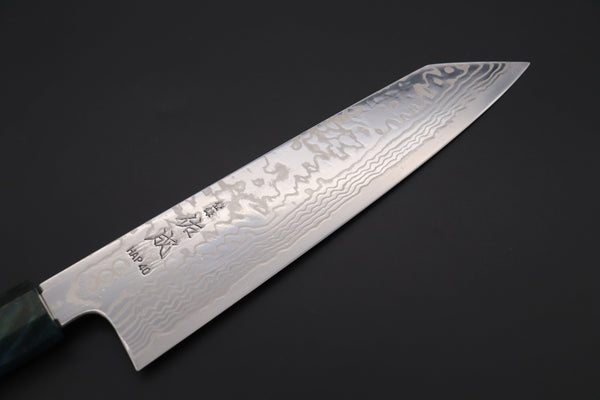 Sukenari Kiritsuke Custom Limited Edition, Sukenari HAP-40 Nickel Damascus Kiritsuke 210mm (8.2 inch, SCL-585)