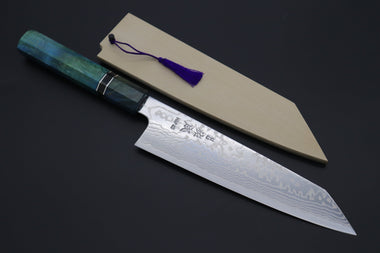 Sukenari Kiritsuke Custom Limited Edition, Sukenari HAP-40 Nickel Damascus Kiritsuke 210mm (8.2 inch, SCL-585)