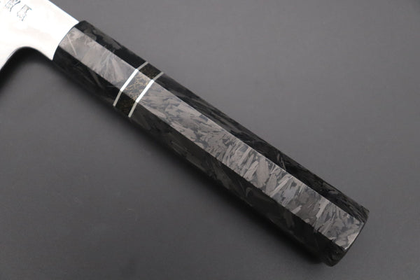 Sukenari Kiritsuke Custom Limited Edition, Sukenari HAP-40 Nickel Damascus Kiritsuke 240mm (9.4 inch, SCL-590)