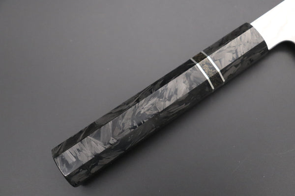 Sukenari Kiritsuke Custom Limited Edition, Sukenari HAP-40 Nickel Damascus Kiritsuke 240mm (9.4 inch, SCL-590)