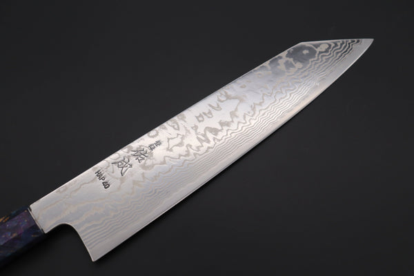 Sukenari Kiritsuke Custom Limited Edition, Sukenari HAP-40 Nickel Damascus Kiritsuke 240mm (9.4 inch, SCL-591)