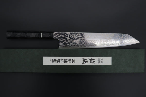 Sukenari Kiritsuke Custom Limited Edition, Sukenari HAP-40 Nickel Damascus Kiritsuke 270mm (10.6 inch, SCL-593)