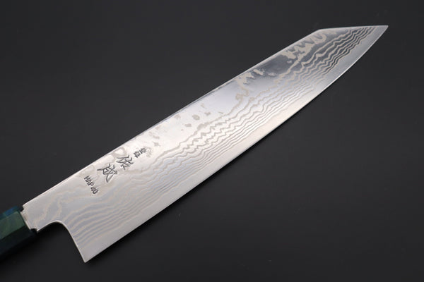 Sukenari Kiritsuke Custom Limited Edition, Sukenari HAP-40 Nickel Damascus Kiritsuke 270mm (10.6 inch, SCL-594)