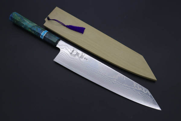 Sukenari Kiritsuke Custom Limited Edition, Sukenari HAP-40 Nickel Damascus Kiritsuke 270mm (10.6 inch, SCL-594)