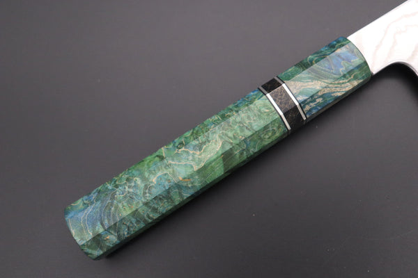 Sukenari Kiritsuke Custom Limited Edition, Sukenari HAP-40 Nickel Damascus Kiritsuke 270mm (10.6 inch, SCL-595)