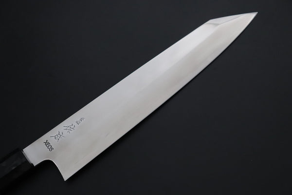 Sukenari Kiritsuke SCL-704 VG-XEOS Kiritsuke 240mm (9.4 inch) Custom Limited Edition, Sukenari VG-XEOS Clad Kiritsuke 240mm - Double Shinogi, Mirror Polish (9.4 inch, SCL-704)