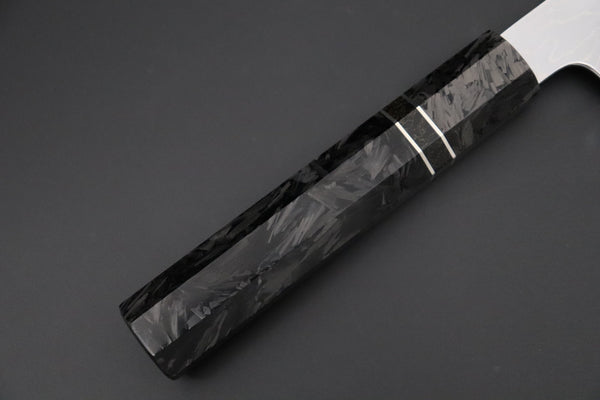 Sukenari Kiritsuke SCL-647 VG-XEOS Kiritsuke 210mm (8.2 inch) Custom Limited Edition, Sukenari VG-XEOS Nickel Damascus Kiritsuke 210mm (8.2 inch, SCL-647)