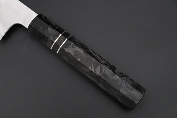 Sukenari Kiritsuke SCL-647 VG-XEOS Kiritsuke 210mm (8.2 inch) Custom Limited Edition, Sukenari VG-XEOS Nickel Damascus Kiritsuke 210mm (8.2 inch, SCL-647)
