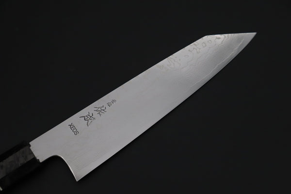 Sukenari Kiritsuke SCL-647 VG-XEOS Kiritsuke 210mm (8.2 inch) Custom Limited Edition, Sukenari VG-XEOS Nickel Damascus Kiritsuke 210mm (8.2 inch, SCL-647)