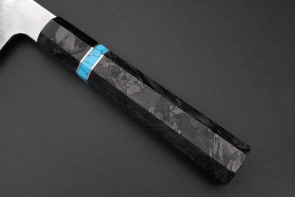 Sukenari Kiritsuke SCL-649 VG-XEOS Kiritsuke 240mm (9.4 inch) Custom Limited Edition, Sukenari VG-XEOS Nickel Damascus Kiritsuke 240mm (9.4 inch, SCL-649)