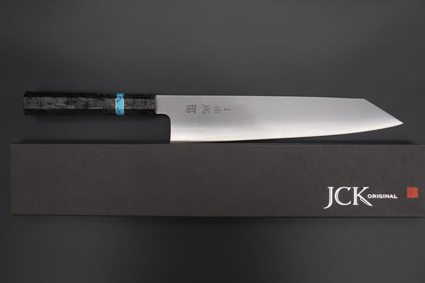 Sukenari Kiritsuke SCL-574 ZDP189 Kiritsuke 270mm (10.6 inch) Custom Limited Edition, Sukenari ZDP-189 Clad Kiritsuke 270mm (10.6 inch, SCL-574)