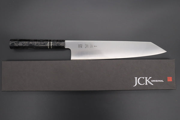 Sukenari Kiritsuke SCL-575 ZDP189 Kiritsuke 270mm (10.6 inch) Custom Limited Edition, Sukenari ZDP-189 Clad Kiritsuke 270mm (10.6 inch, SCL-575)